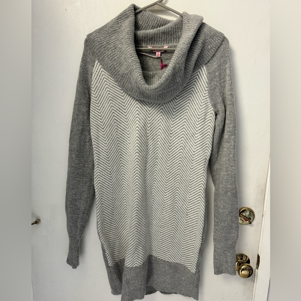 NWT Candie’s Cowl Neck Tunic Sweater Dress